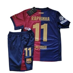 Barcelona Home Raphinha Set for Kids
